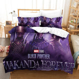 Load image into Gallery viewer, Black Panther Wakanda Forever Bedding Set Quilt Cover