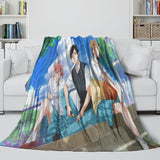 Carica l&#39;immagine nel visualizzatore Galleria, Blue Box Blanket Flannel Fleece Throw Room Decoration