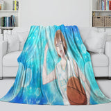 Carica l&#39;immagine nel visualizzatore Galleria, Blue Box Blanket Flannel Fleece Throw Room Decoration