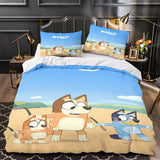 Carica l'immagine nel visualizzatore Galleria, Bluey Duvet Cover Pattern Bedding Set Without Filler