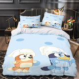 Carica l'immagine nel visualizzatore Galleria, Bluey Duvet Cover Pattern Bedding Set Without Filler