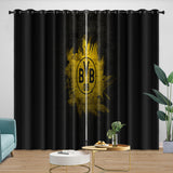 Charger l'image dans la visionneuse de la galerie, Borussia Dortmund Curtains Blackout Window Drapes Kids Room Decoration