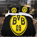 Load image into Gallery viewer, Borussia Dortmund Duvet Cover Kids Bedding Set Without Filler