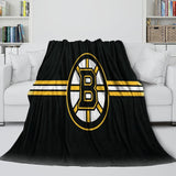 Carica l&#39;immagine nel visualizzatore Galleria, Boston Bruins Blanket Flannel Throw Kids Room Decoration