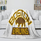 Carica l&#39;immagine nel visualizzatore Galleria, Boston Bruins Blanket Flannel Throw Kids Room Decoration