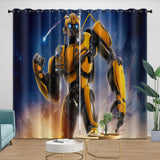 Load image into Gallery viewer, Bumblebee Curtains Pattern Blackout Window Drapes Room Decoration