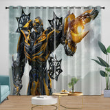 Load image into Gallery viewer, Bumblebee Curtains Pattern Blackout Window Drapes Room Decoration