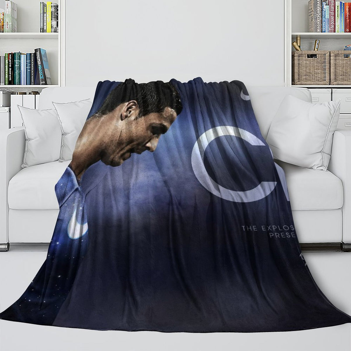Ronaldo Room CR7 Cristiano Ronaldo Blanket Flannel Throw Room Decoration – ebuycosuk