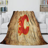 Load image into Gallery viewer, Calgary Flames Blanket Flannel Throw Kids Room Decoration