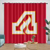 Load image into Gallery viewer, Calgary Flames Curtains Blackout Window Drapes Room Decoration