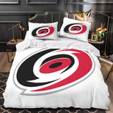 Carica l'immagine nel visualizzatore Galleria, Carolina Hurricanes Bedding Set Quilt Duvet Cover Without Filler