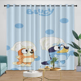 Carica l'immagine nel visualizzatore Galleria, Cartoon Bluey Curtains Pattern Blackout Window Drapes
