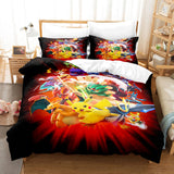 Load image into Gallery viewer, Pokemon Pikachu Cosplay Bedding Set Quilt Cover