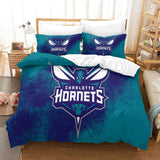 Load image into Gallery viewer, Charlotte Hornets Bedding Set Duvet Cover Without Filler