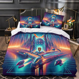 Carica l&#39;immagine nel visualizzatore Galleria, Chicago Bears Bedding Set Duvet Cover Without Filler