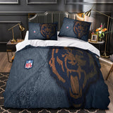 Carica l&#39;immagine nel visualizzatore Galleria, Chicago Bears Bedding Set Duvet Cover Without Filler