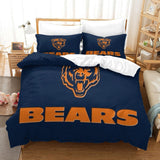 Load image into Gallery viewer, Chicago Bears Duvet Cover Kids Room Bedding Set Without Filler