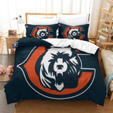 Load image into Gallery viewer, Chicago Bears Duvet Cover Kids Room Bedding Set Without Filler