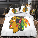 Load image into Gallery viewer, Chicago Blackhawks Bedding Set Quilt Duvet Cover Without Filler