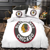 Load image into Gallery viewer, Chicago Blackhawks Bedding Set Quilt Duvet Cover Without Filler