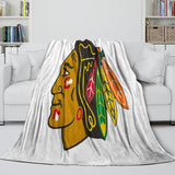 Load image into Gallery viewer, Chicago Blackhawks Blanket Flannel Throw Kids Room Decoration