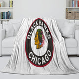 Load image into Gallery viewer, Chicago Blackhawks Blanket Flannel Throw Kids Room Decoration