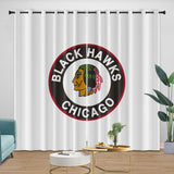 Laden Sie das Bild in den Galerie-Viewer, Chicago Blackhawks Curtains Blackout Window Drapes Room Decoration