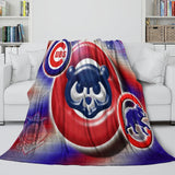 Charger l'image dans la visionneuse de la galerie, Chicago Cubs Blanket Flannel Throw Room Decoration