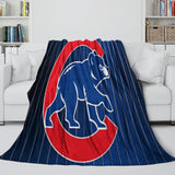Charger l'image dans la visionneuse de la galerie, Chicago Cubs Blanket Flannel Throw Room Decoration