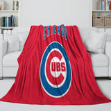 Charger l'image dans la visionneuse de la galerie, Chicago Cubs Blanket Flannel Throw Room Decoration