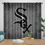 Load image into Gallery viewer, Chicago White Sox Curtains Blackout Window Drapes Room Decoration