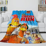 Load image into Gallery viewer, Chicken Run Blanket Flannel Throw Room Decoration