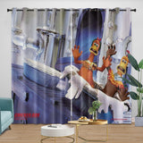 Charger l'image dans la visionneuse de la galerie, Chicken Run Curtains Pattern Blackout Window Drapes