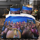 Load image into Gallery viewer, Chicken Run Duvet Cover Bedding Set Without Filler