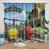 Load image into Gallery viewer, Chuggington Curtains Blackout Window Drapes