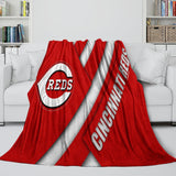 Laden Sie das Bild in den Galerie-Viewer, Cincinnati Reds Blanket Flannel Throw Room Decoration