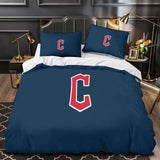 Charger l&#39;image dans la visionneuse de la galerie, Cleveland Guardians Bedding Set Quilt Cover Without Filler