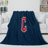 Charger l&#39;image dans la visionneuse de la galerie, Cleveland Guardians Blanket Flannel Throw Room Decoration