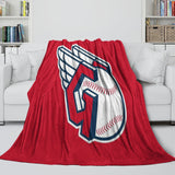 Charger l&#39;image dans la visionneuse de la galerie, Cleveland Guardians Blanket Flannel Throw Room Decoration