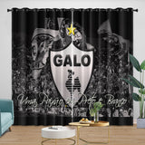 Laden Sie das Bild in den Galerie-Viewer, Clube Atlético Mineiro Curtains Blackout Window Drapes Room Decoration