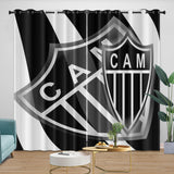 Laden Sie das Bild in den Galerie-Viewer, Clube Atlético Mineiro Curtains Blackout Window Drapes Room Decoration