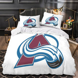Load image into Gallery viewer, Colorado Avalanche Bedding Set Quilt Duvet Cover Without Filler