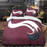 Load image into Gallery viewer, Colorado Avalanche Bedding Set Quilt Duvet Cover Without Filler