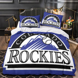 Laden Sie das Bild in den Galerie-Viewer, Colorado Rockies Bedding Set Quilt Cover Without Filler