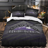 Laden Sie das Bild in den Galerie-Viewer, Colorado Rockies Bedding Set Quilt Cover Without Filler