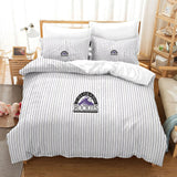 Laden Sie das Bild in den Galerie-Viewer, Colorado Rockies Bedding Set Quilt Cover Without Filler