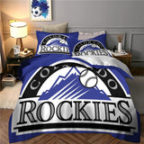 Laden Sie das Bild in den Galerie-Viewer, Colorado Rockies Bedding Set Quilt Cover Without Filler