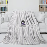 Load image into Gallery viewer, Colorado Rockies Blanket Flannel Throw Room Decoration
