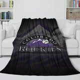 Load image into Gallery viewer, Colorado Rockies Blanket Flannel Throw Room Decoration