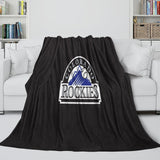 Load image into Gallery viewer, Colorado Rockies Blanket Flannel Throw Room Decoration